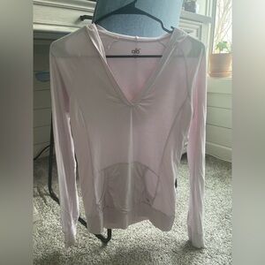 Alo long sleeve hooded tee